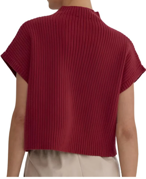 EMILY MOCK NECK CROP SWEATER