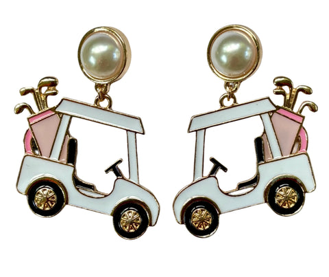 Golf Cart Earrings