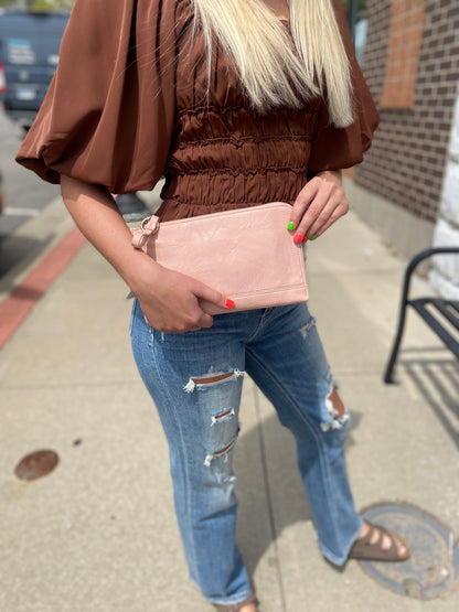 Karina Vegan Leather Large Wristlet & Wallet