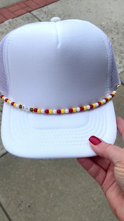 KC Beaded Trucker Hat Chain