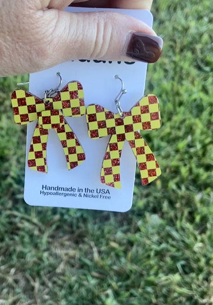 Kansas City Bow Earrings