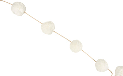 Cream Pom Pom Garland