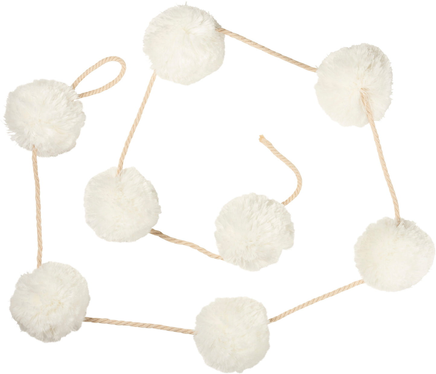 Cream Pom Pom Garland