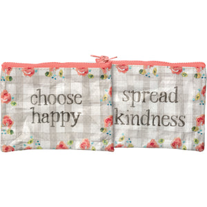Spread Kindness Zipper Wallet