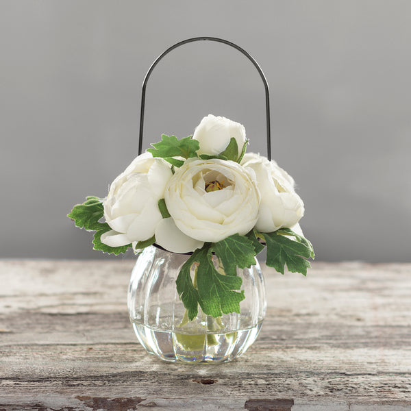 Vase with White Ranunculas