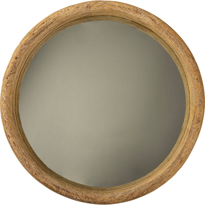 Round Natural Mirror
