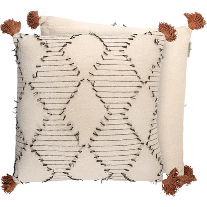 Black Ticking Pillow