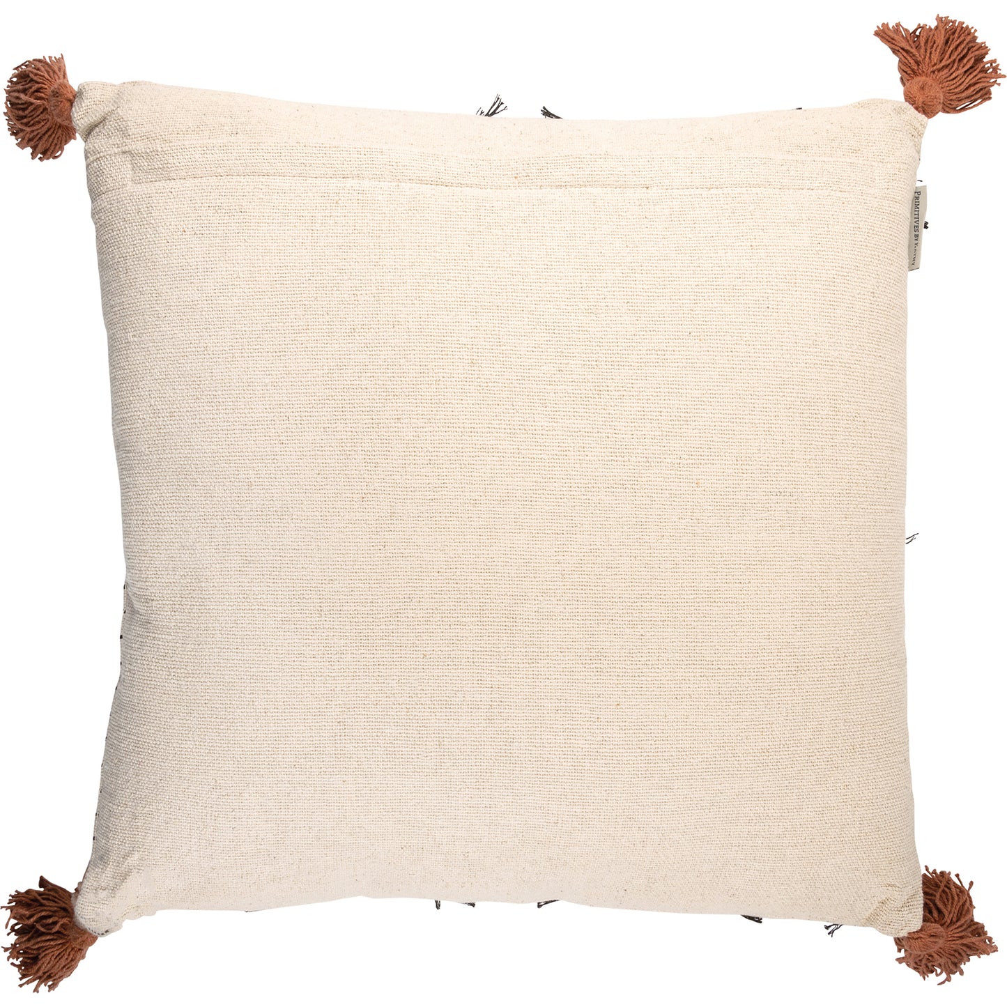 Black Ticking Pillow