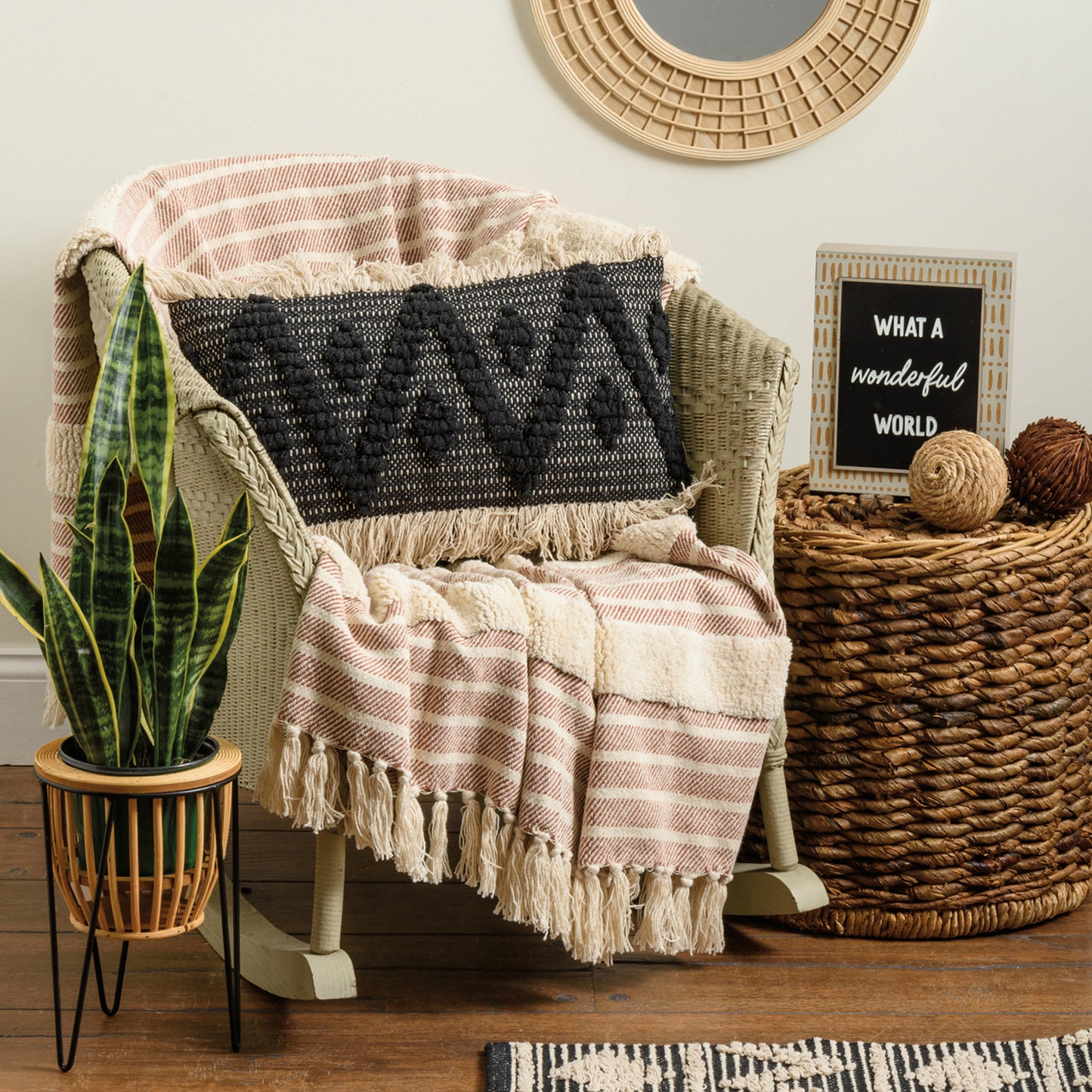 Black Triangles Pillow
