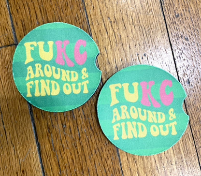 Neoprene Car Coasters