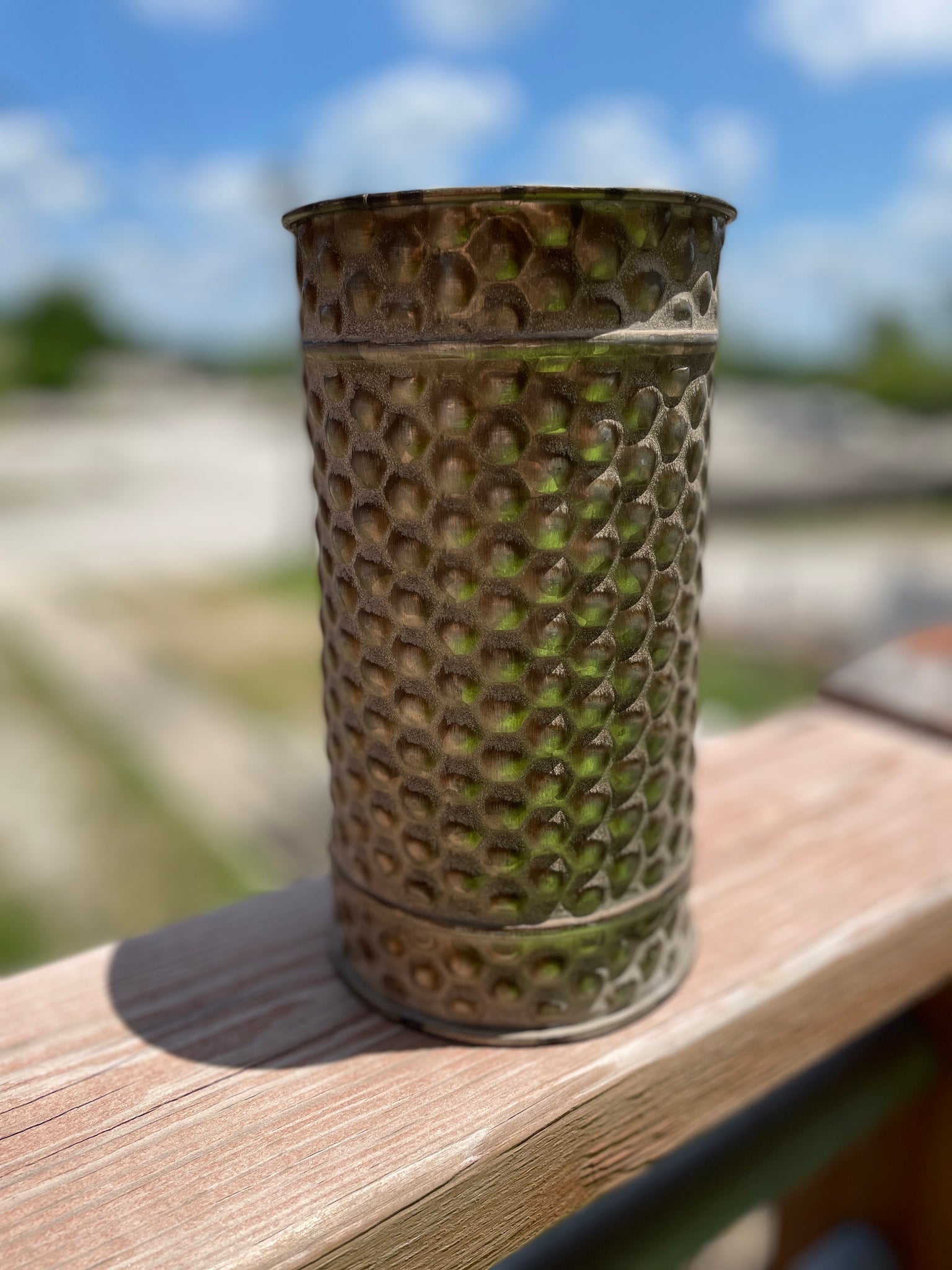 Textured Metal Canister