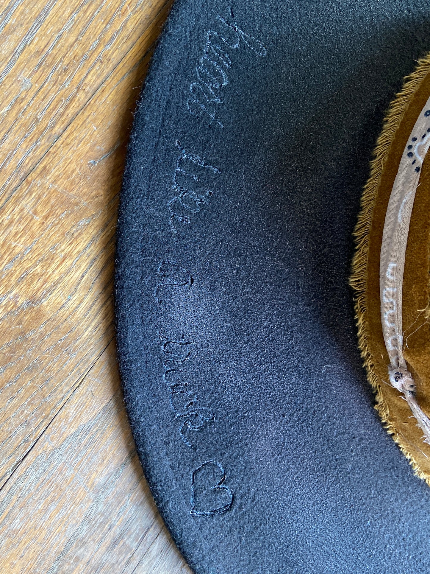 One of a Kind Burned Rancher Hat