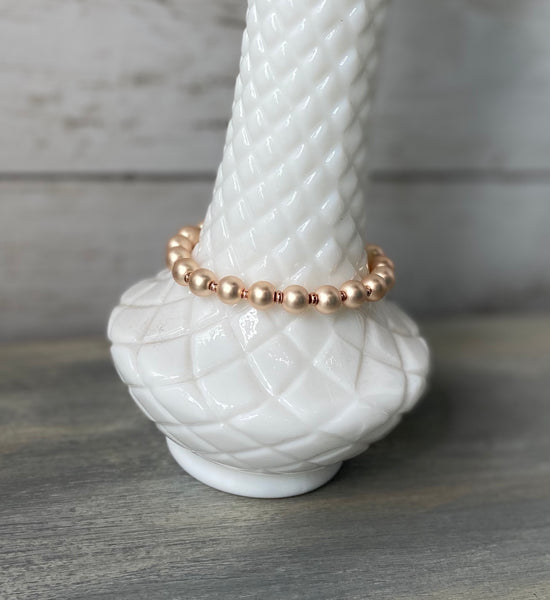 Rosegold Pearl Bracelet