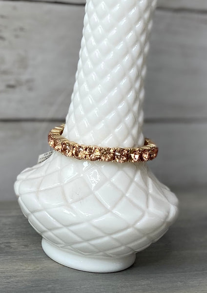 Rose Gold Rhinestone Bracelet