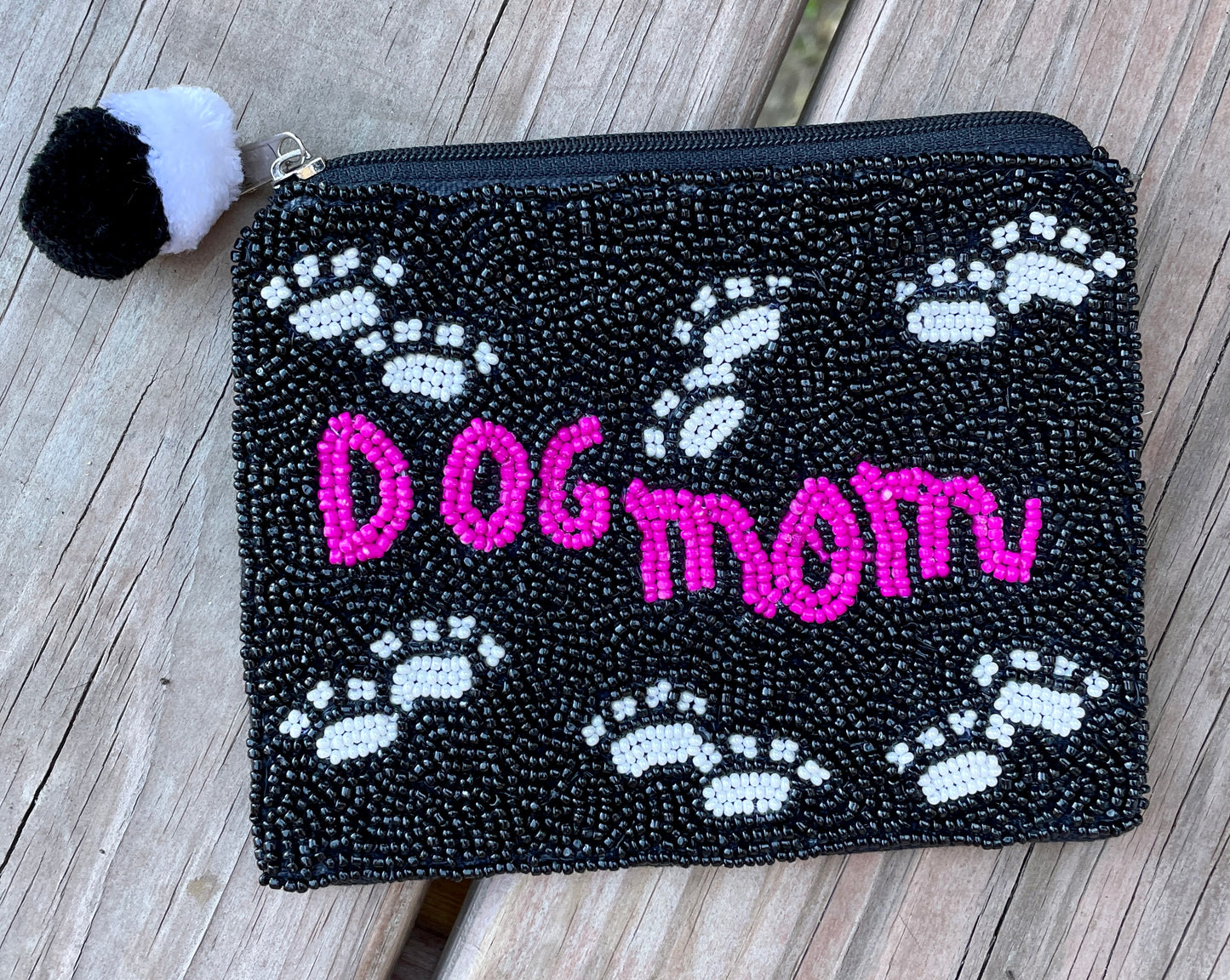 Beaded Zip Pouch