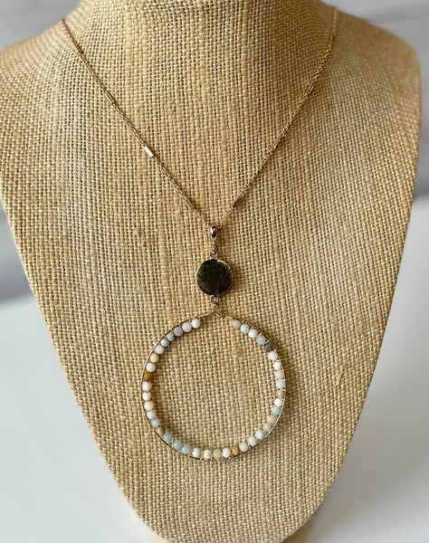 Beaded Circle Necklace