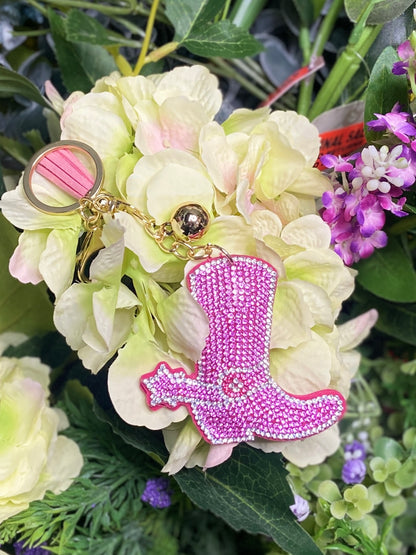Glitzy Rhinestone Keyring