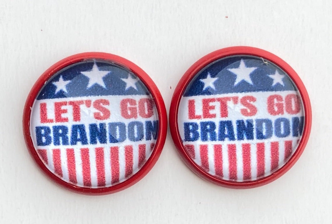 Let's Go Brandon Earrings