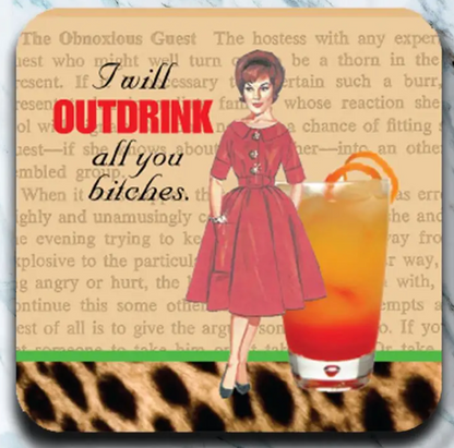 Slightly Inappropriate Neoprene Coasters