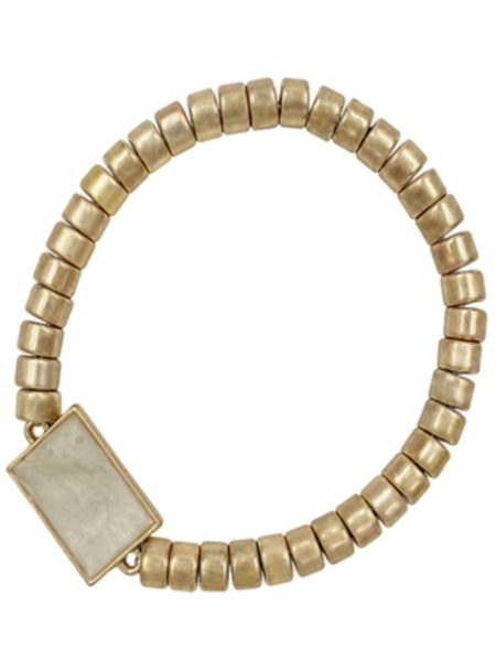 Gold Stretch Bracelet