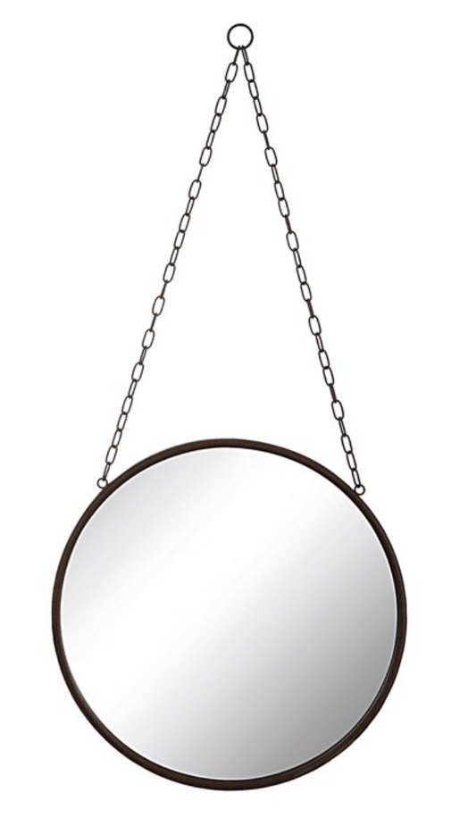Round Framed Mirror