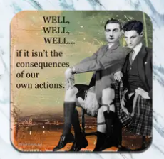 Slightly Inappropriate Neoprene Coasters