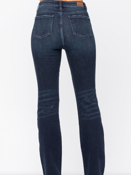 ADELE HIGH WAIST SLIM BOOTCUT JEANS
