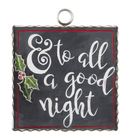 To All a Good Night Mini Gallery Print