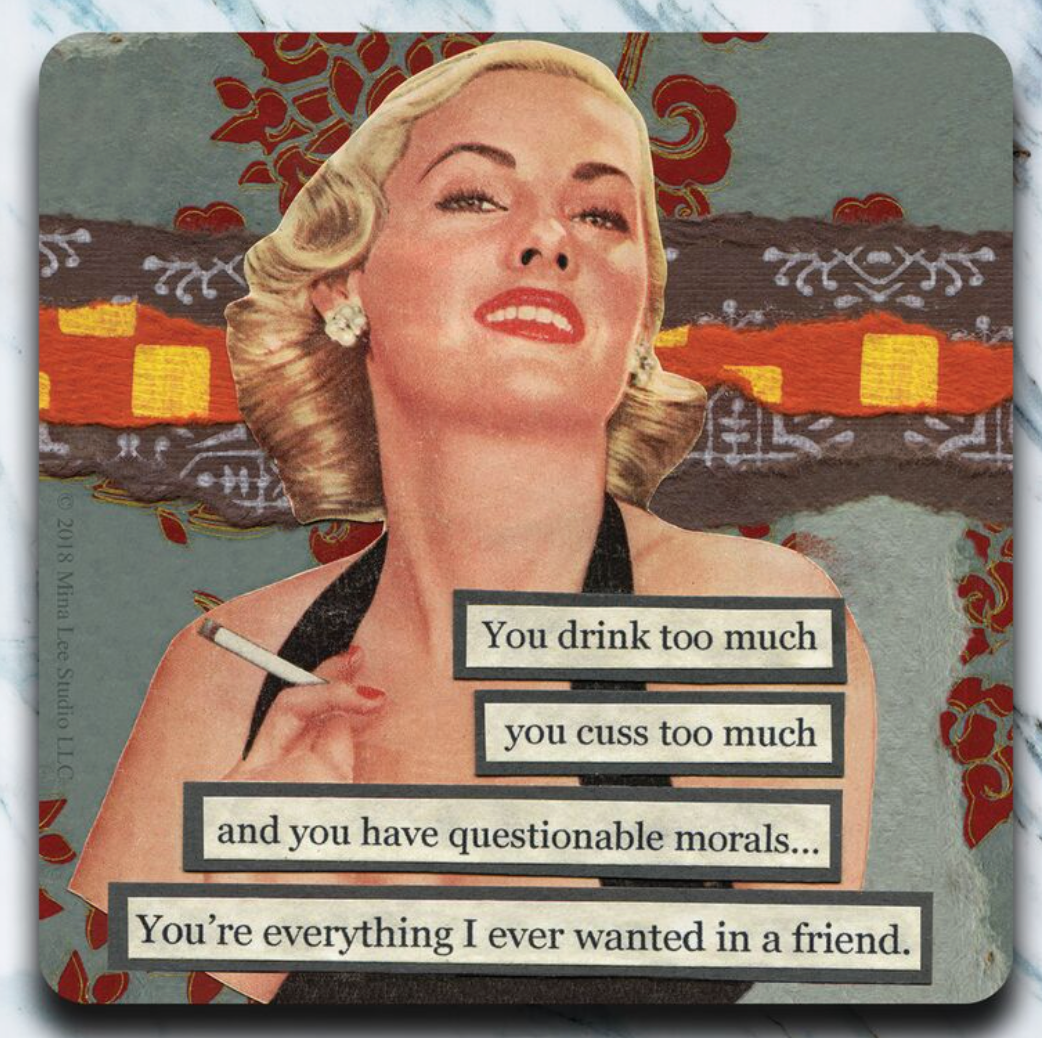 Slightly Inappropriate Neoprene Coasters