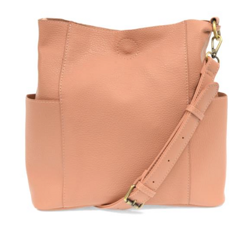 Kayleigh Vegan Leather Side Pocket Bucket Bag