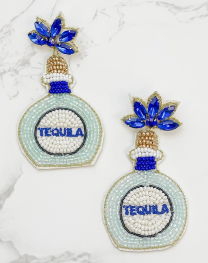 Beaded Statement Earrings