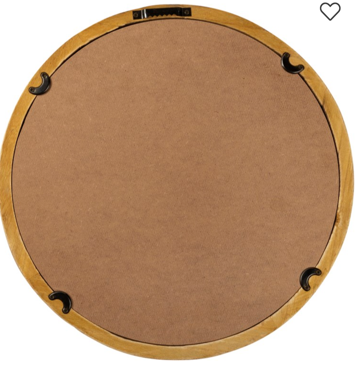 Round Natural Mirror