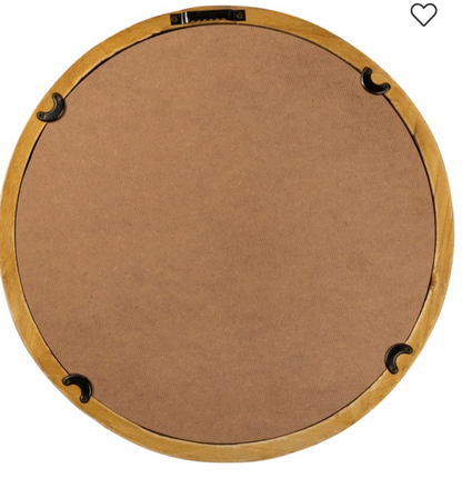 Round Natural Mirror