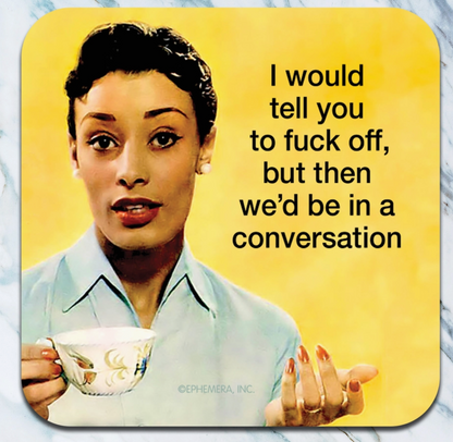 Slightly Inappropriate Neoprene Coasters