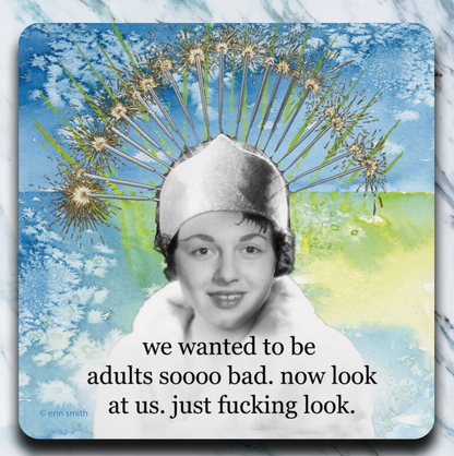Slightly Inappropriate Neoprene Coasters