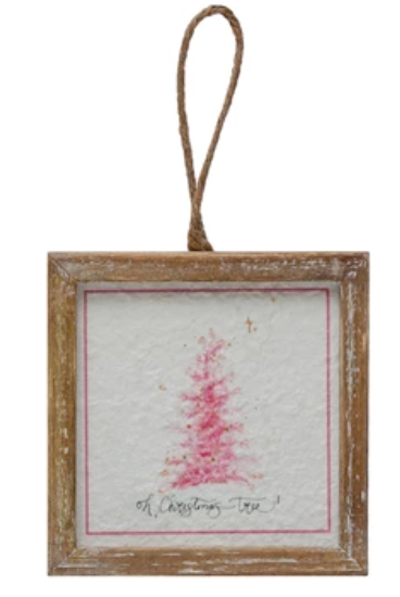 Wood Framed Ornament