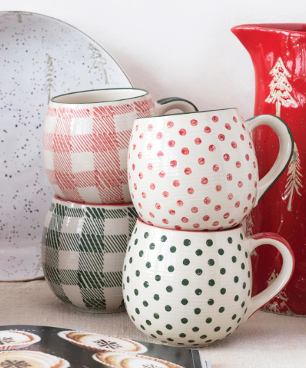 Hand Painted Stoneware Mug