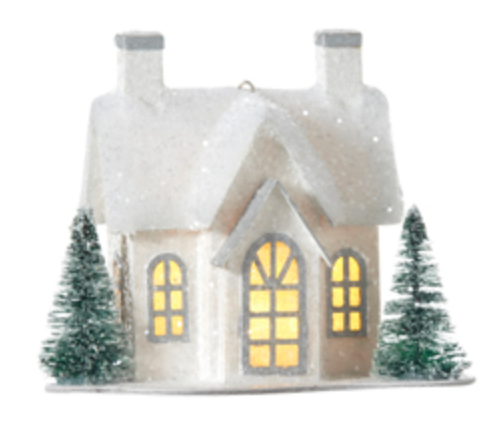 Lighted Village Ornament