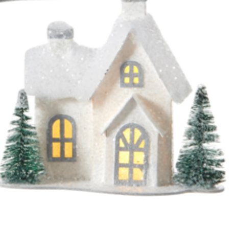 Lighted Village Ornament