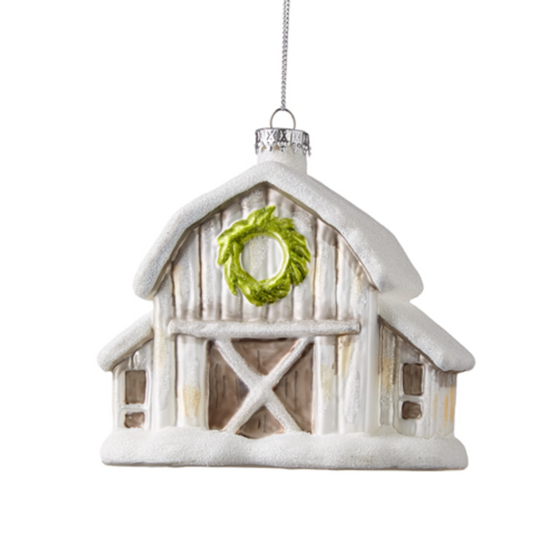 Winter Barn Ornament