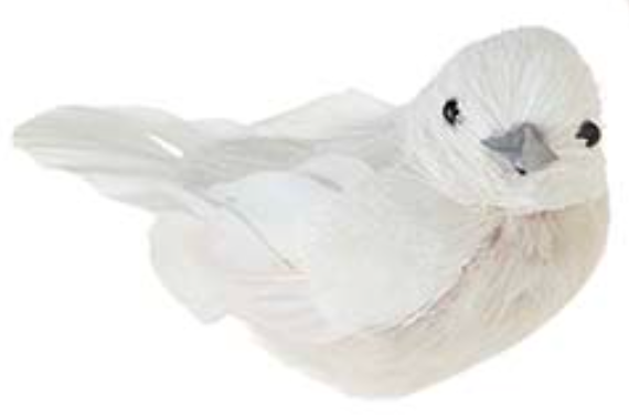 White Bird Ornament