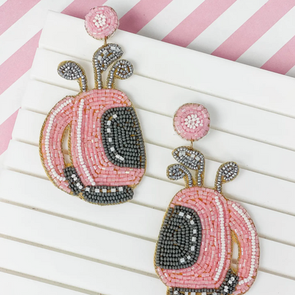 Beaded Statement Earrings