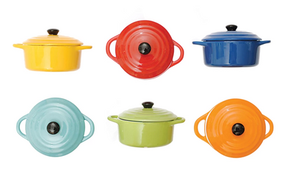 Stoneware Mini Baker with Lid