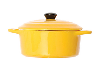 Stoneware Mini Baker with Lid