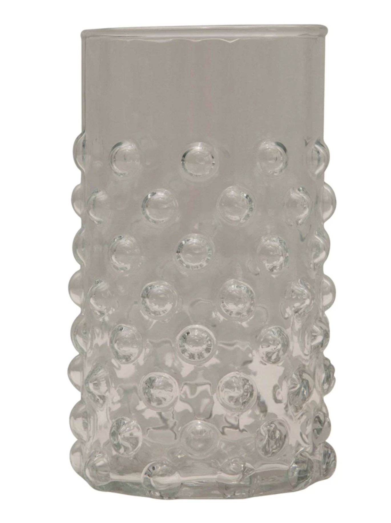 Hobnail Drinking Glass