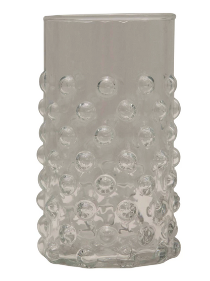 Hobnail Drinking Glass