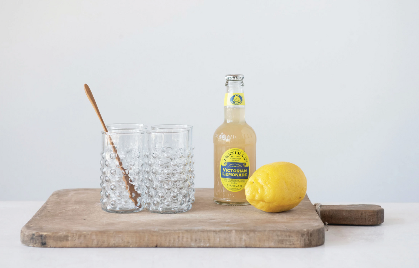 Hobnail Drinking Glass