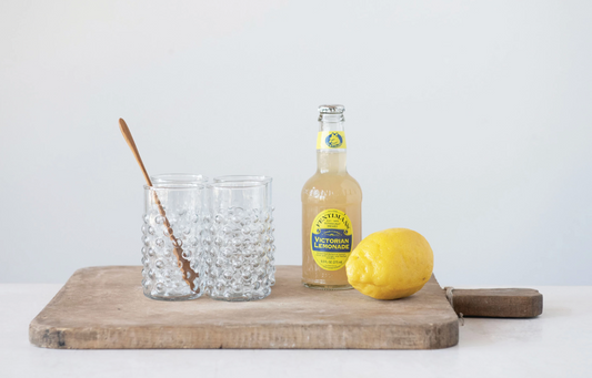 Hobnail Drinking Glass