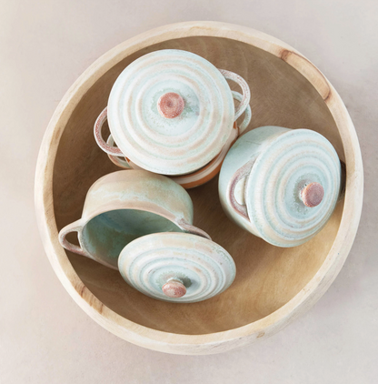 Stoneware Mini Baker with Lid