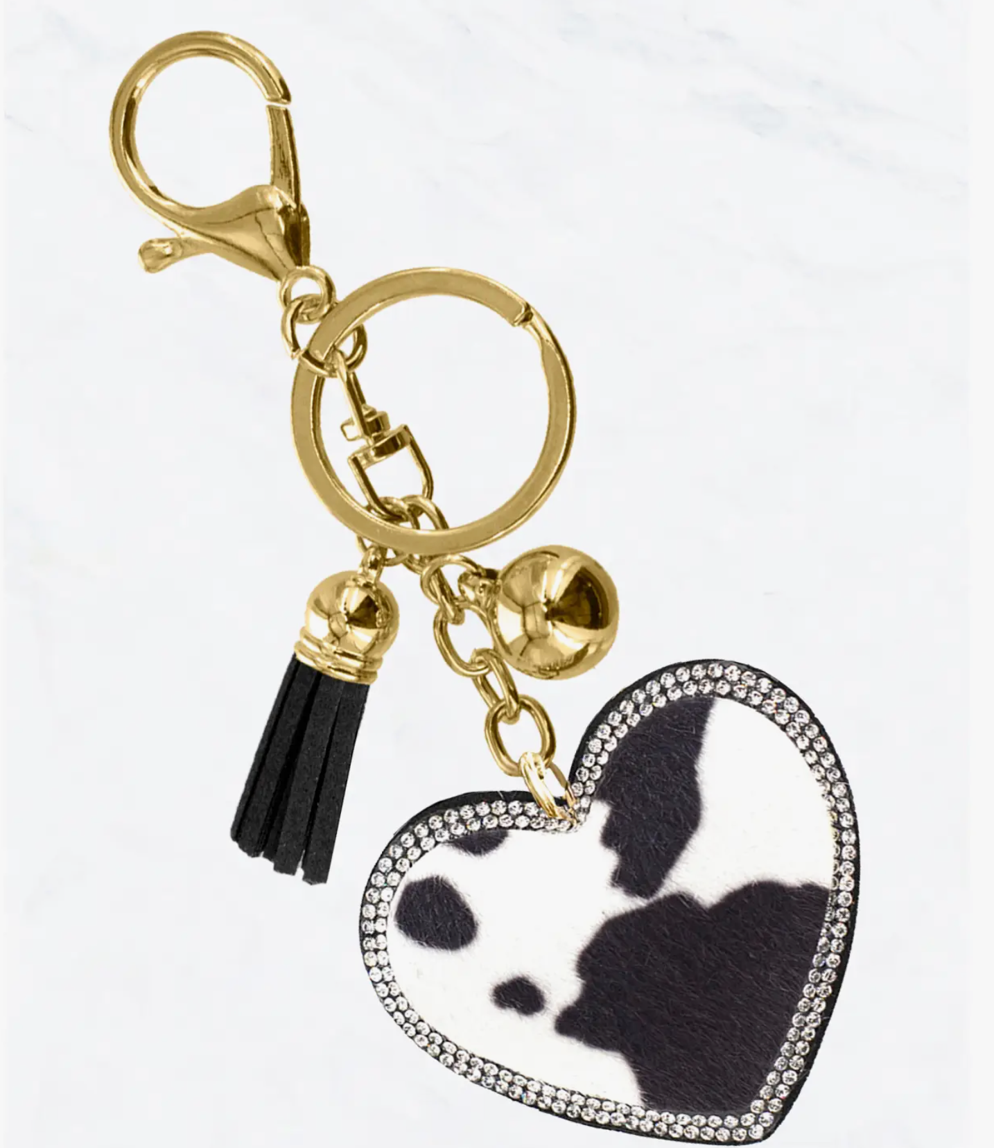 Glitzy Rhinestone Keyring